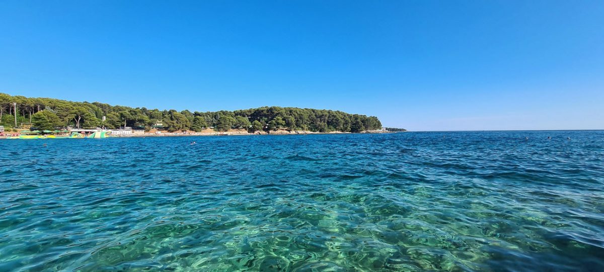 Plaža Valkane v Pulju Plaža Valkane v Pulju