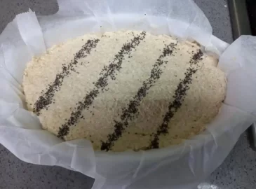 Proteinski kruh prije pečenja